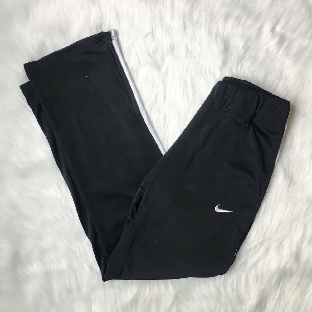 Nike Black and White Track Pants